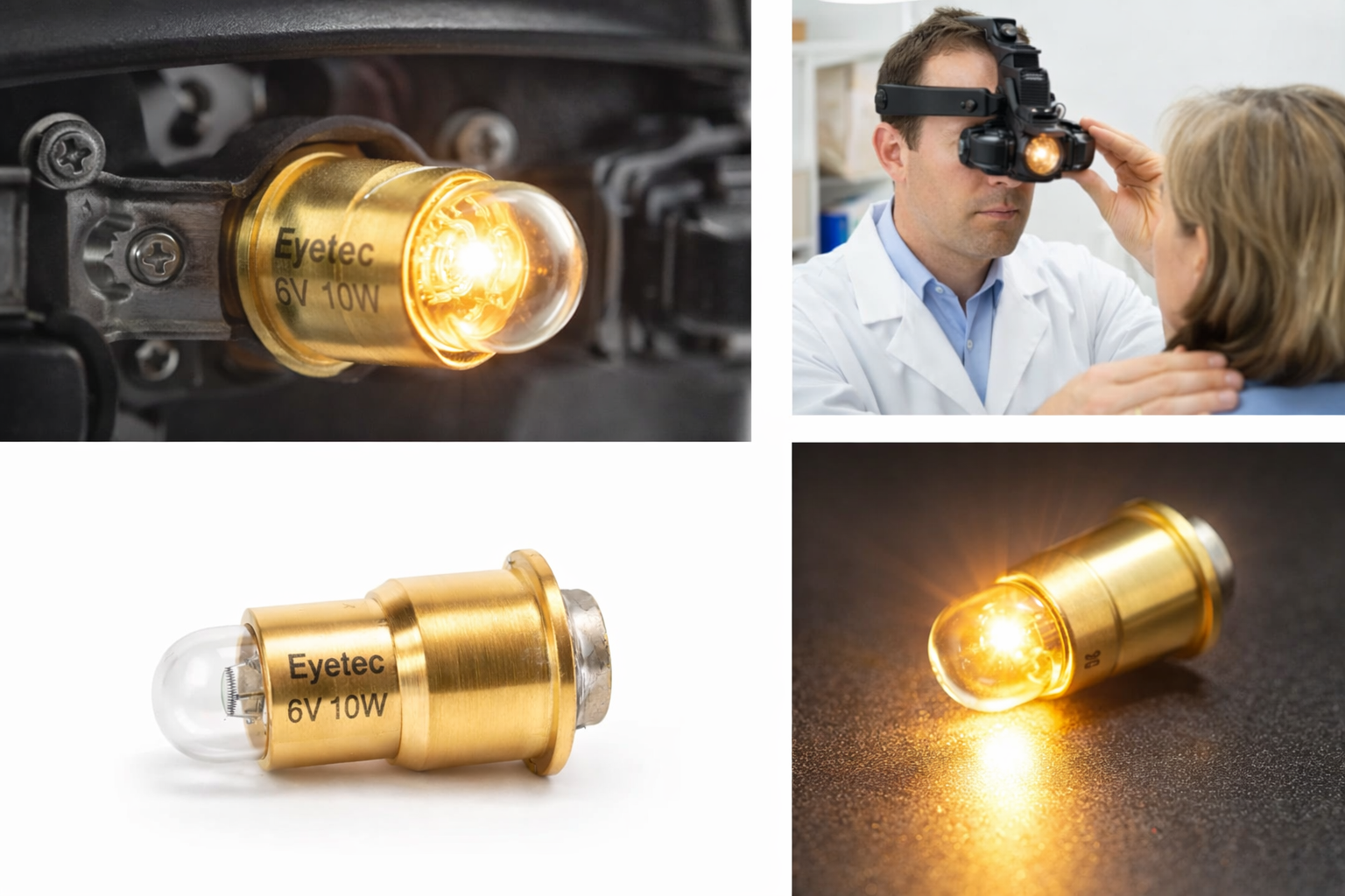 Lâmpada Encapsulada P/ Eyetec 6v 10w Oftalmoscópio Indireto - Imagem 5